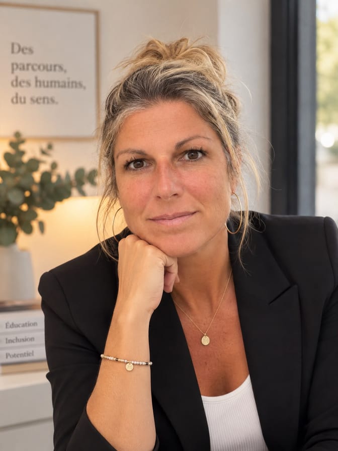 Portrait de Caroline, enseignante spécialisée et praticienne formatrice